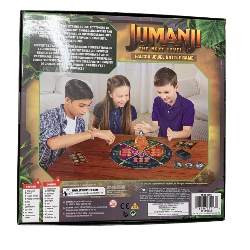 Jumanji The Next Level Falcon Jewel Battle Board Game New Ages 8+ family